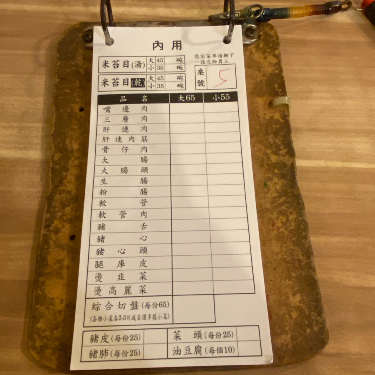 Menu image of 永樂米苔目:  shot by Claudy