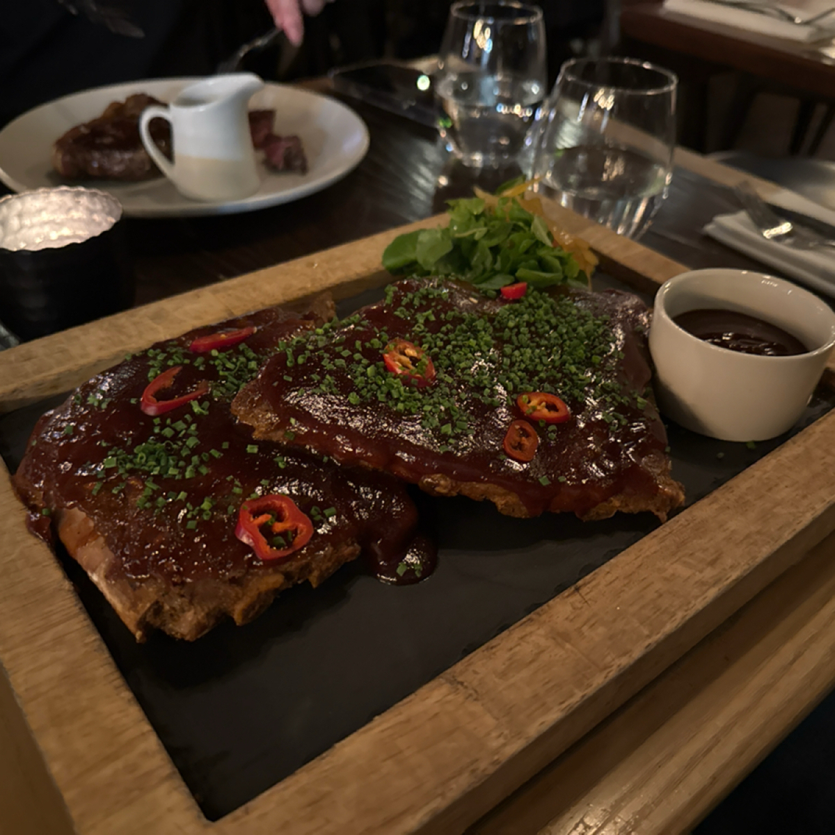 Meal image of Heddon Street Kitchen: BBQ燒烤豬肋排 shot by alina
