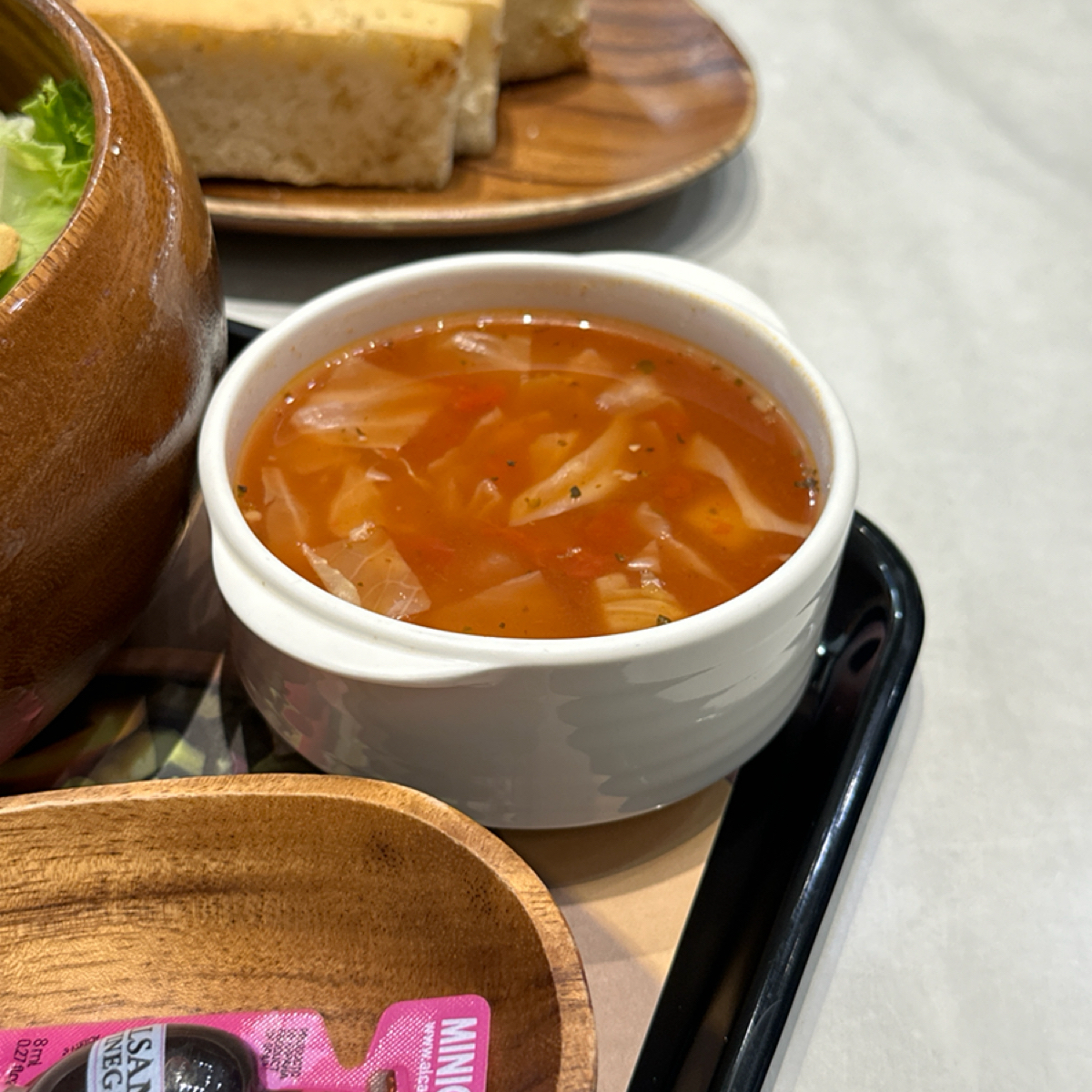 Meal image of Woopen 木盆 永春門市: 🍅 蕃茄蔬菜湯 shot by 阿波卡