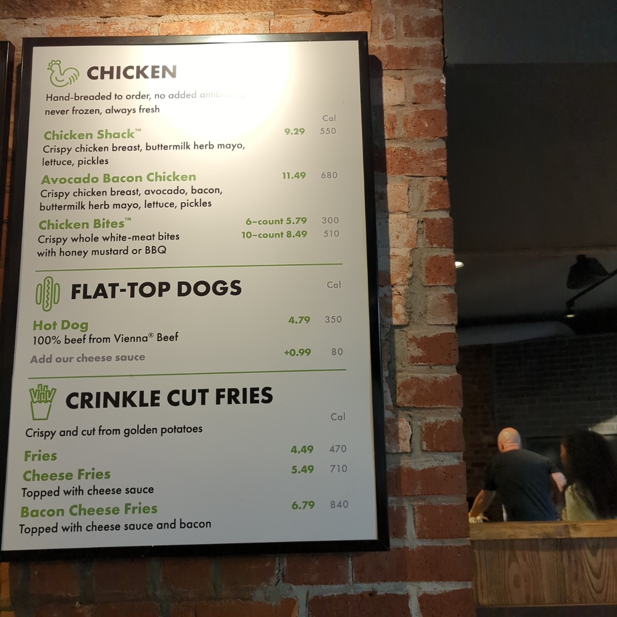 Menu image of Shake Shack Dumbo: Chicken menu shot by Geonamiable