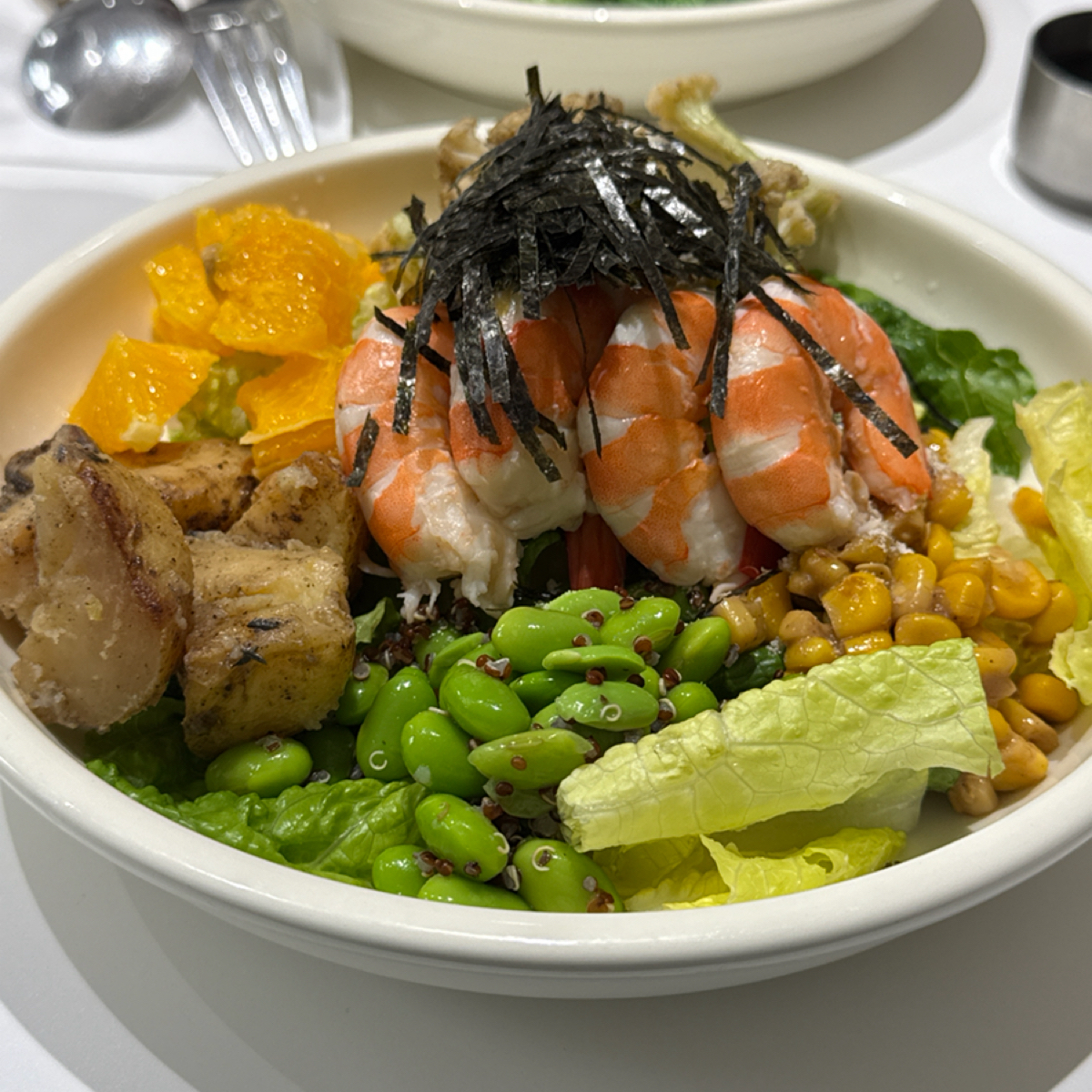 果実法式輕食碗 Growth balanced bowl のレストランの写真：當季水果是橘子，超酷🍊 by飲料王 